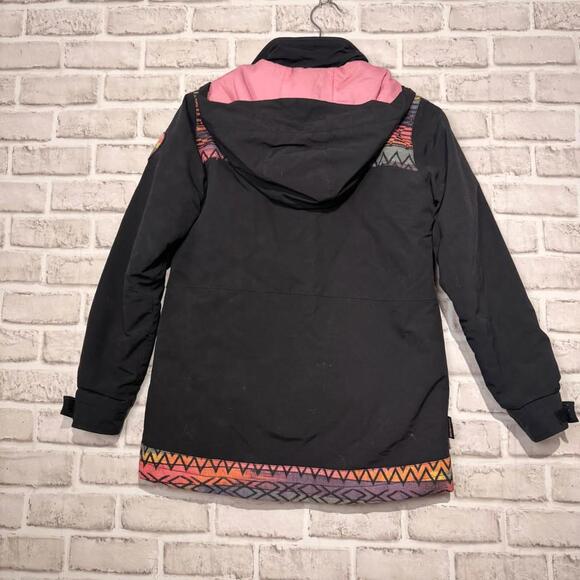 Burton Dryride Winter Jacket Room to Grow Black and Pink Kid's M (10/12) - Picture 3 of 4
